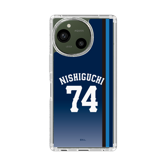 スリムプロテクションケース［ 埼玉西武ライオンズ- #74 NISHIGUCHI - ビジター ］