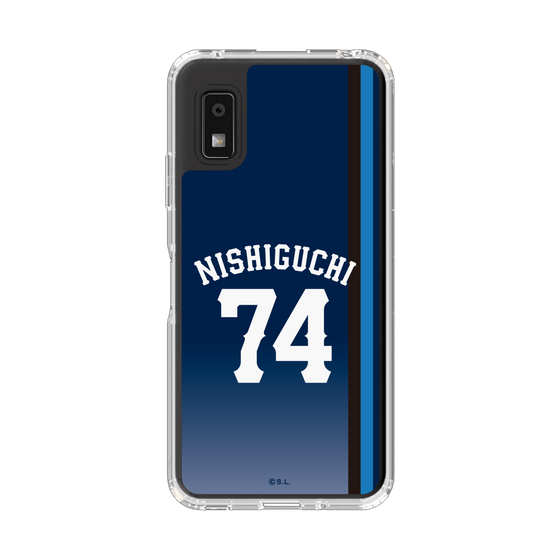 スリムプロテクションケース［ 埼玉西武ライオンズ- #74 NISHIGUCHI - ビジター ］