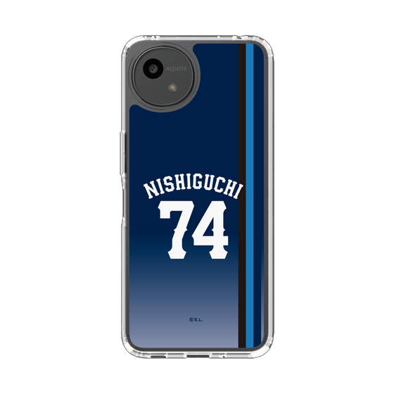 スリムプロテクションケース［ 埼玉西武ライオンズ- #74 NISHIGUCHI - ビジター ］