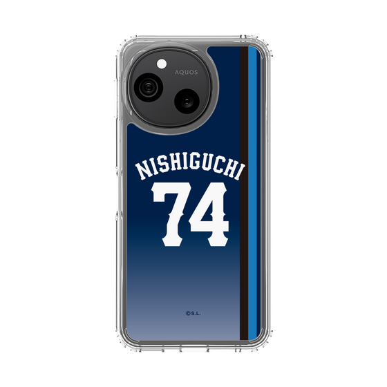 スリムプロテクションケース［ 埼玉西武ライオンズ- #74 NISHIGUCHI - ビジター ］