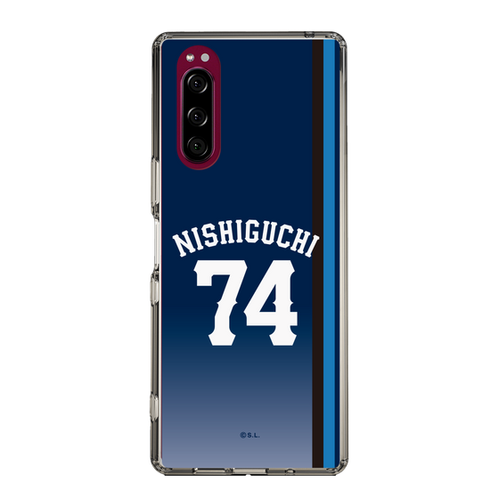 スリムプロテクションケース［ 埼玉西武ライオンズ- #74 NISHIGUCHI - ビジター ］