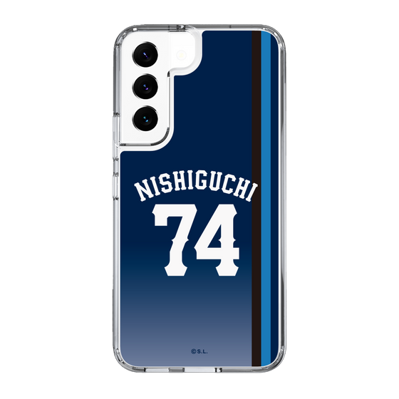 スリムプロテクションケース［ 埼玉西武ライオンズ- #74 NISHIGUCHI - ビジター ］
