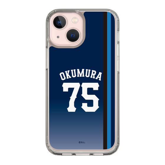 スリムプロテクションケース［ 埼玉西武ライオンズ- #75 OKUMURA - ビジター ］