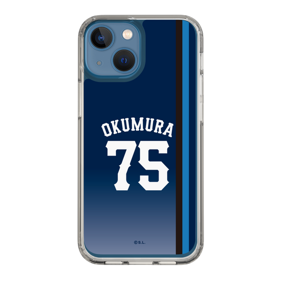 スリムプロテクションケース［ 埼玉西武ライオンズ- #75 OKUMURA - ビジター ］