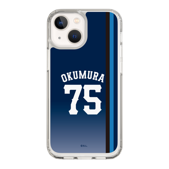 スリムプロテクションケース［ 埼玉西武ライオンズ- #75 OKUMURA - ビジター ］