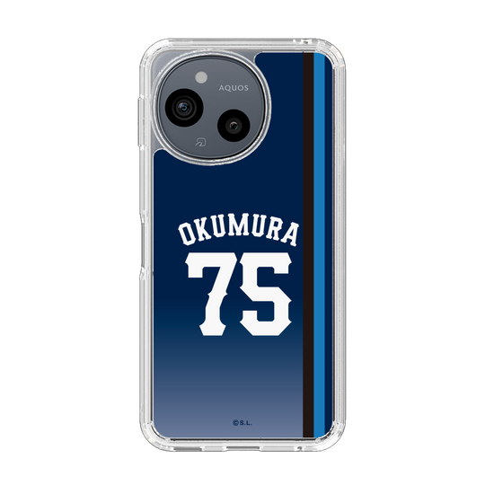 スリムプロテクションケース［ 埼玉西武ライオンズ- #75 OKUMURA - ビジター ］