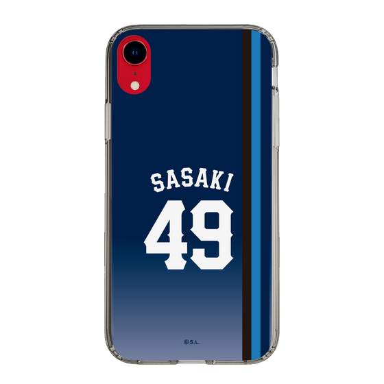 スリムプロテクションケース［ 埼玉西武ライオンズ- #49 SASAKI - ビジター ］