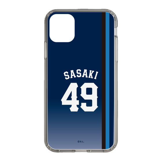 スリムプロテクションケース［ 埼玉西武ライオンズ- #49 SASAKI - ビジター ］