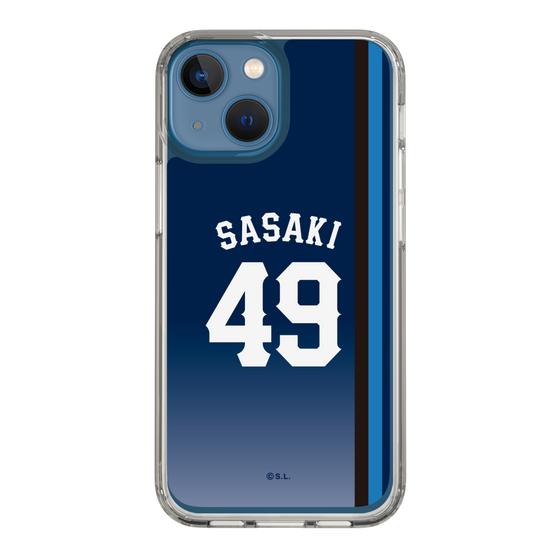 スリムプロテクションケース［ 埼玉西武ライオンズ- #49 SASAKI - ビジター ］