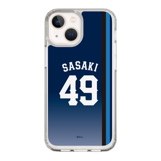 スリムプロテクションケース［ 埼玉西武ライオンズ- #49 SASAKI - ビジター ］