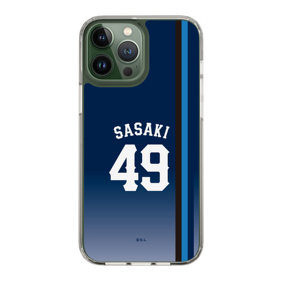 スリムプロテクションケース［ 埼玉西武ライオンズ- #49 SASAKI - ビジター ］