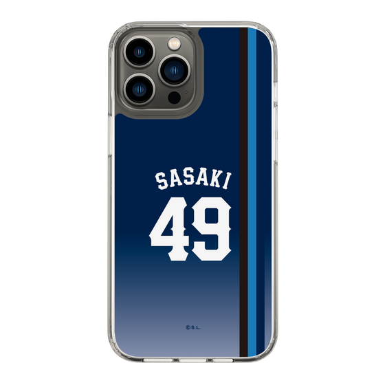スリムプロテクションケース［ 埼玉西武ライオンズ- #49 SASAKI - ビジター ］