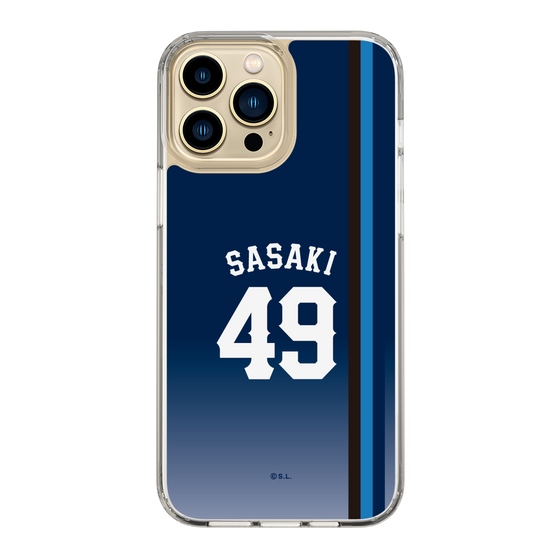 スリムプロテクションケース［ 埼玉西武ライオンズ- #49 SASAKI - ビジター ］