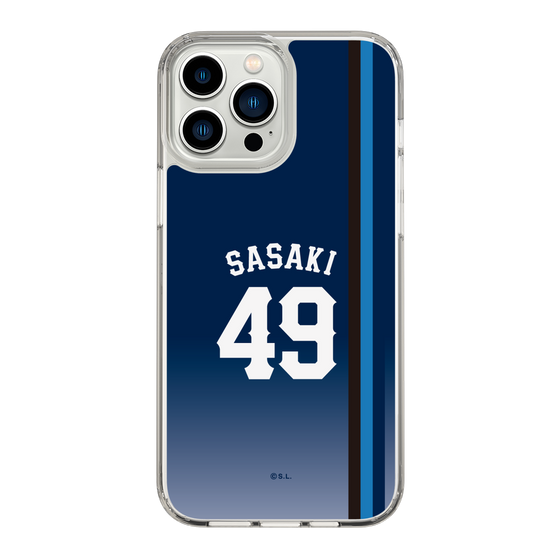 スリムプロテクションケース［ 埼玉西武ライオンズ- #49 SASAKI - ビジター ］