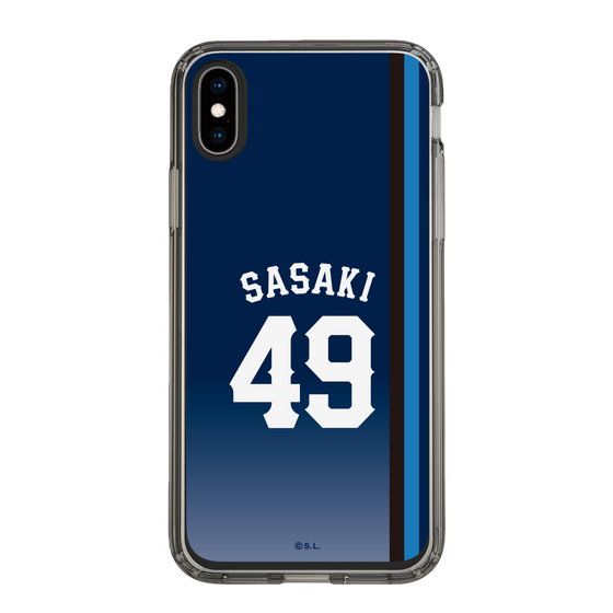 スリムプロテクションケース［ 埼玉西武ライオンズ- #49 SASAKI - ビジター ］