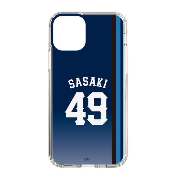 スリムプロテクションケース［ 埼玉西武ライオンズ- #49 SASAKI - ビジター ］