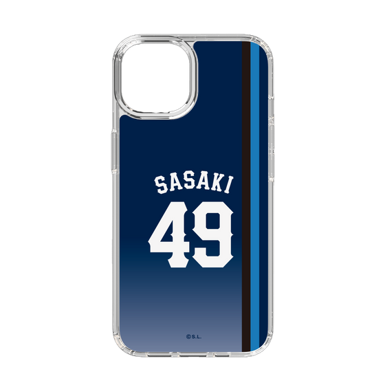 スリムプロテクションケース［ 埼玉西武ライオンズ- #49 SASAKI - ビジター ］
