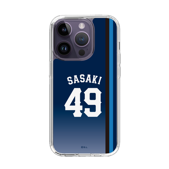 スリムプロテクションケース［ 埼玉西武ライオンズ- #49 SASAKI - ビジター ］