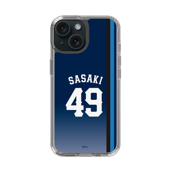 スリムプロテクションケース［ 埼玉西武ライオンズ- #49 SASAKI - ビジター ］