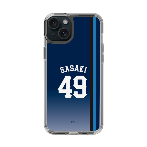 スリムプロテクションケース［ 埼玉西武ライオンズ- #49 SASAKI - ビジター ］