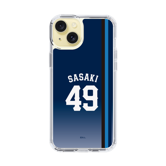 スリムプロテクションケース［ 埼玉西武ライオンズ- #49 SASAKI - ビジター ］