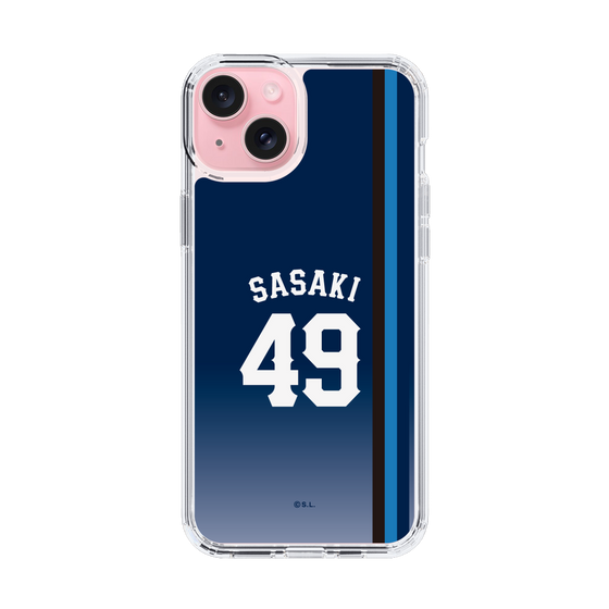スリムプロテクションケース［ 埼玉西武ライオンズ- #49 SASAKI - ビジター ］