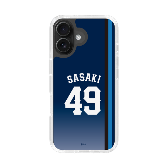 スリムプロテクションケース［ 埼玉西武ライオンズ- #49 SASAKI - ビジター ］