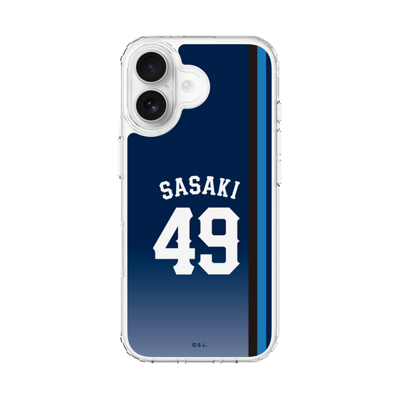 スリムプロテクションケース［ 埼玉西武ライオンズ- #49 SASAKI - ビジター ］