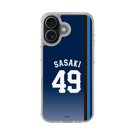 スリムプロテクションケース［ 埼玉西武ライオンズ- #49 SASAKI - ビジター ］