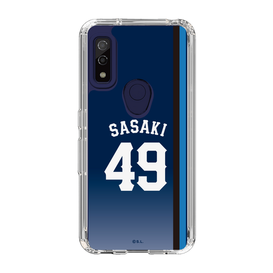 スリムプロテクションケース［ 埼玉西武ライオンズ- #49 SASAKI - ビジター ］