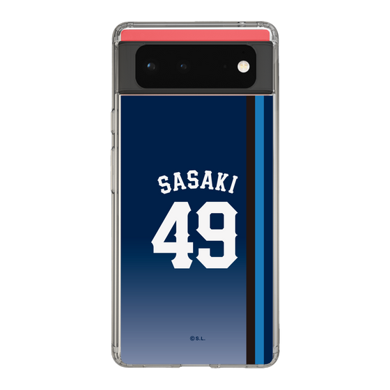 スリムプロテクションケース［ 埼玉西武ライオンズ- #49 SASAKI - ビジター ］