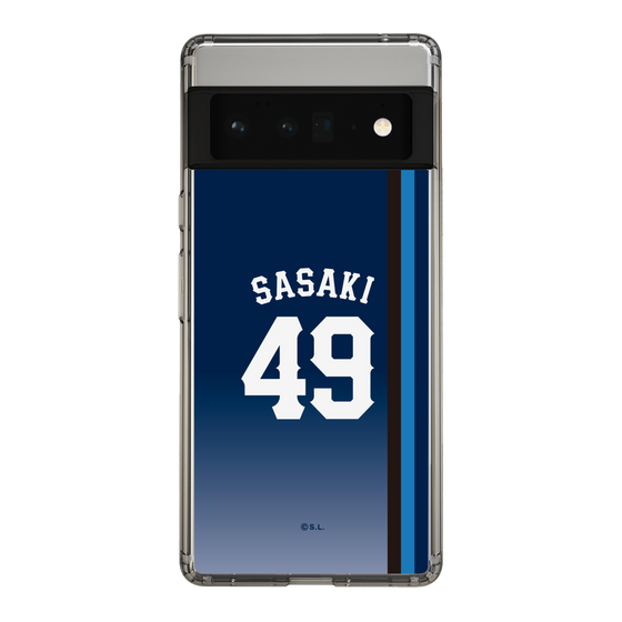 スリムプロテクションケース［ 埼玉西武ライオンズ- #49 SASAKI - ビジター ］