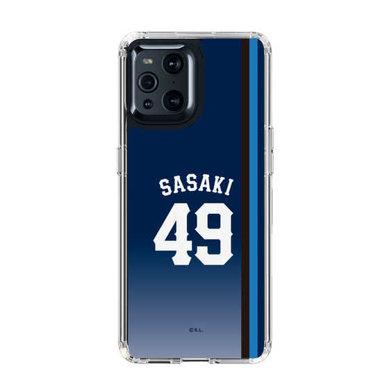 スリムプロテクションケース［ 埼玉西武ライオンズ- #49 SASAKI - ビジター ］