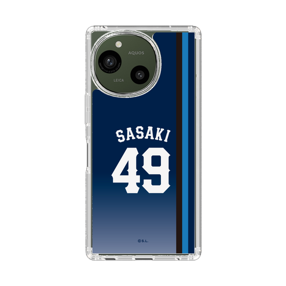 スリムプロテクションケース［ 埼玉西武ライオンズ- #49 SASAKI - ビジター ］