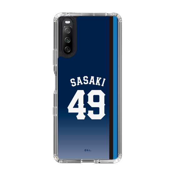 スリムプロテクションケース［ 埼玉西武ライオンズ- #49 SASAKI - ビジター ］