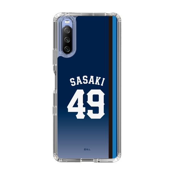 スリムプロテクションケース［ 埼玉西武ライオンズ- #49 SASAKI - ビジター ］