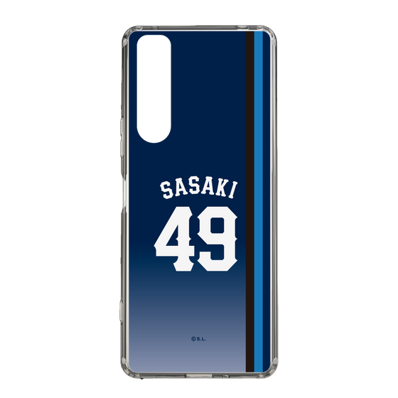 スリムプロテクションケース［ 埼玉西武ライオンズ- #49 SASAKI - ビジター ］