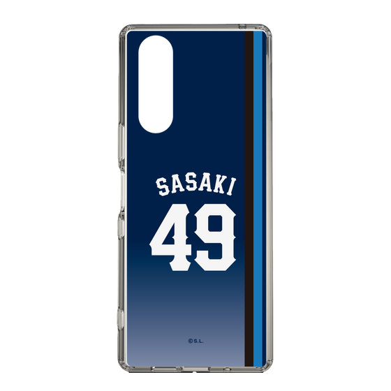 スリムプロテクションケース［ 埼玉西武ライオンズ- #49 SASAKI - ビジター ］