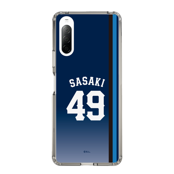 スリムプロテクションケース［ 埼玉西武ライオンズ- #49 SASAKI - ビジター ］