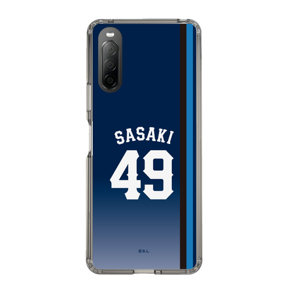 スリムプロテクションケース［ 埼玉西武ライオンズ- #49 SASAKI - ビジター ］