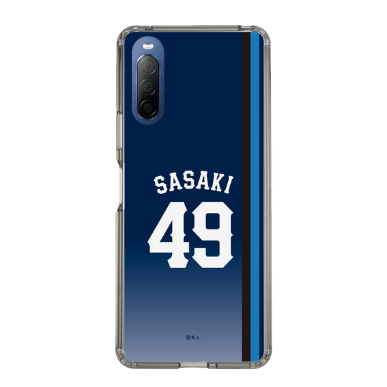 スリムプロテクションケース［ 埼玉西武ライオンズ- #49 SASAKI - ビジター ］