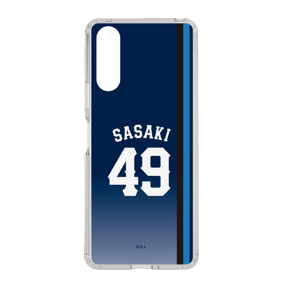 スリムプロテクションケース［ 埼玉西武ライオンズ- #49 SASAKI - ビジター ］