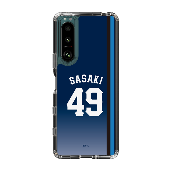 スリムプロテクションケース［ 埼玉西武ライオンズ- #49 SASAKI - ビジター ］