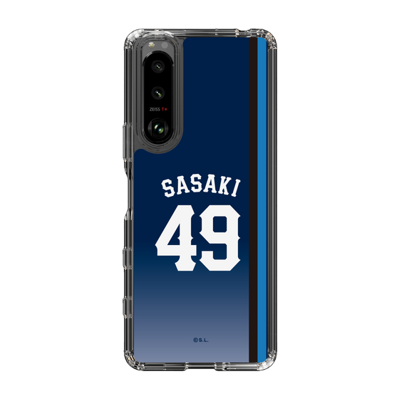スリムプロテクションケース［ 埼玉西武ライオンズ- #49 SASAKI - ビジター ］