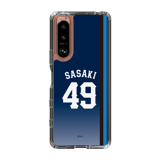 スリムプロテクションケース［ 埼玉西武ライオンズ- #49 SASAKI - ビジター ］