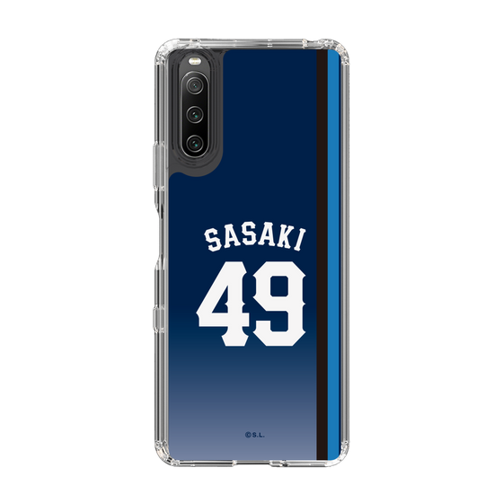スリムプロテクションケース［ 埼玉西武ライオンズ- #49 SASAKI - ビジター ］