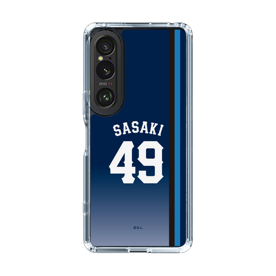スリムプロテクションケース［ 埼玉西武ライオンズ- #49 SASAKI - ビジター ］