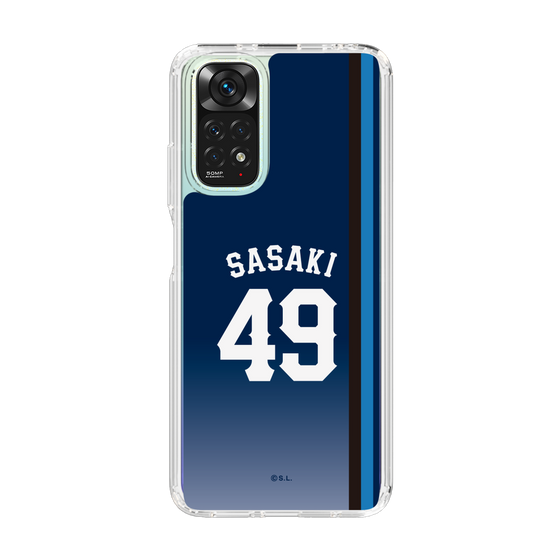 スリムプロテクションケース［ 埼玉西武ライオンズ- #49 SASAKI - ビジター ］