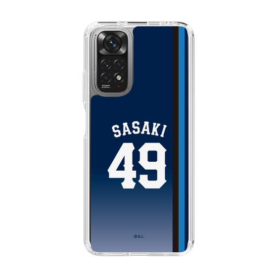 スリムプロテクションケース［ 埼玉西武ライオンズ- #49 SASAKI - ビジター ］