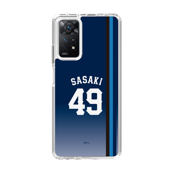 スリムプロテクションケース［ 埼玉西武ライオンズ- #49 SASAKI - ビジター ］